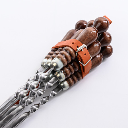 A set of skewers 670*12*3 mm in a leather quiver в Грозном