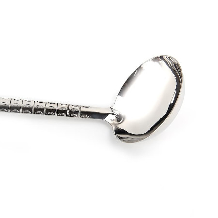 Stainless steel ladle 46,5 cm with wooden handle в Грозном