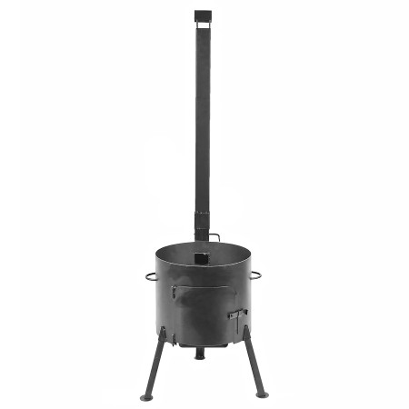 Stove with a diameter of 440 mm with a pipe for a cauldron of 18-22 liters в Грозном
