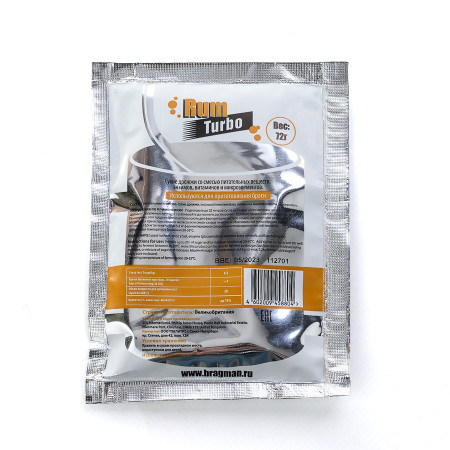 Turbo yeast alcohol BragMan "RUM TURBO" (72 gr) в Грозном